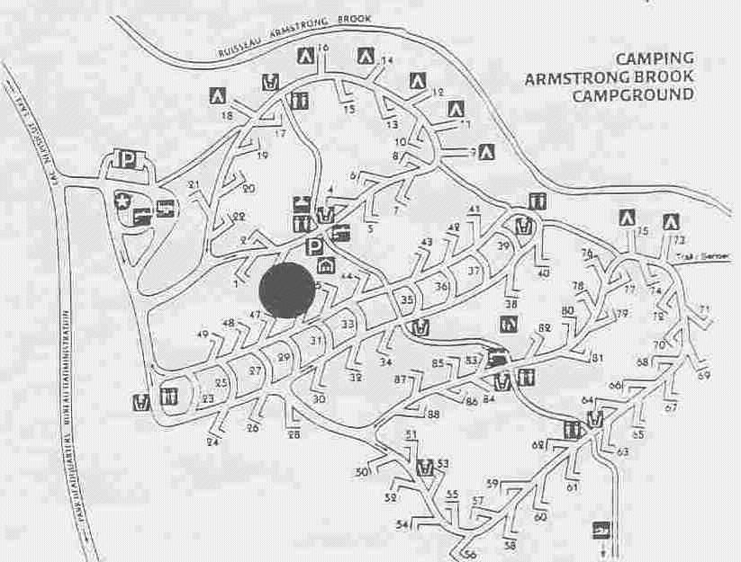 Map of Camp Site.